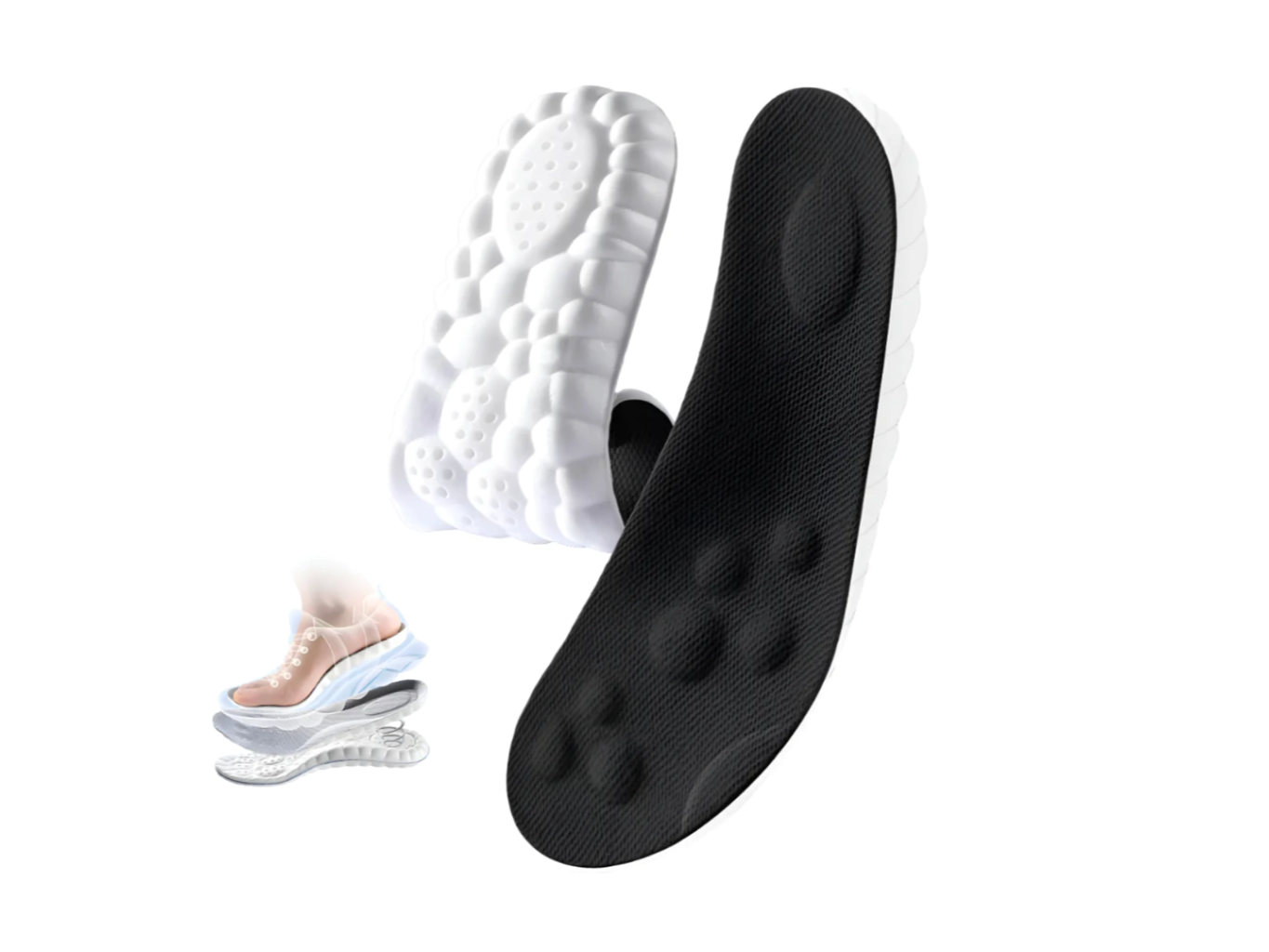 Plantillas Deportivas 4 Cloud Alivio Fascitis Recortables