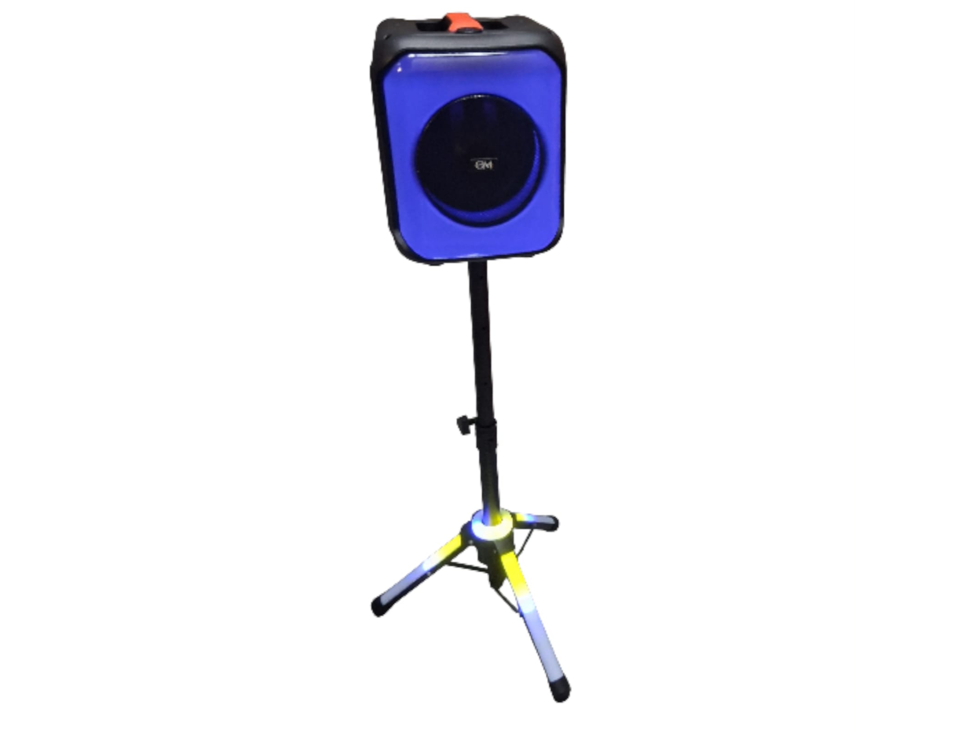 Parlante 8″ con trípode led audiorítmico