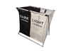 Canasto plegable para ropa con divisor