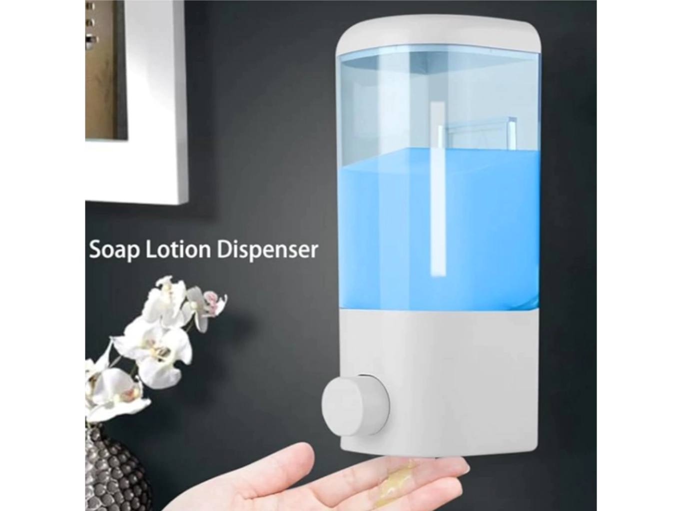 Dispenser Jabón Liquido De Pared 19cm