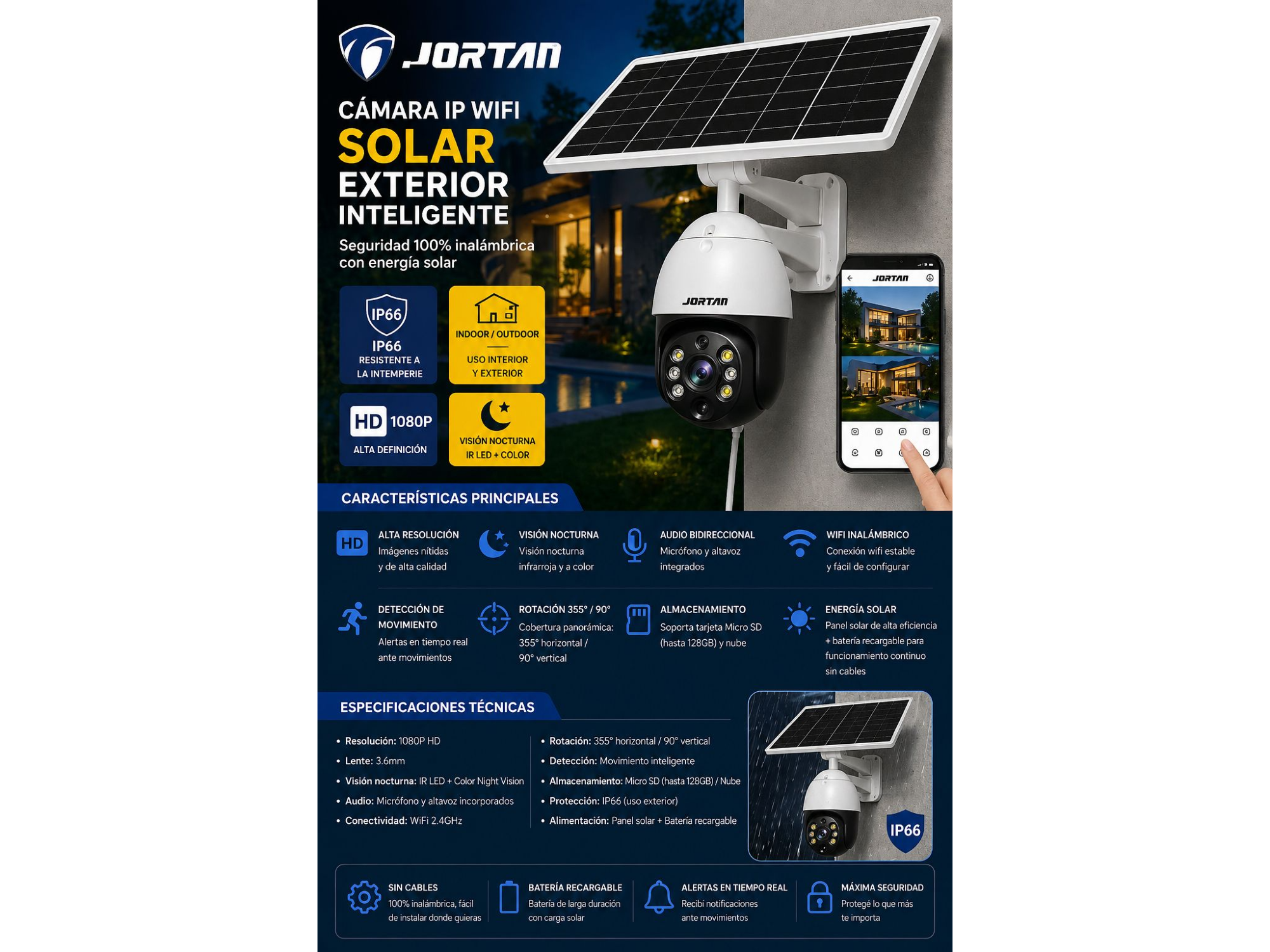 Camara Wifi Solar