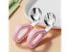 Set de Cubiertos para Bebé Ergonomicos Desayuno Merienda Nene