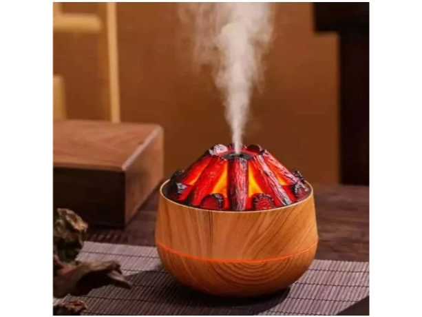 Humidificador fogata simil madera