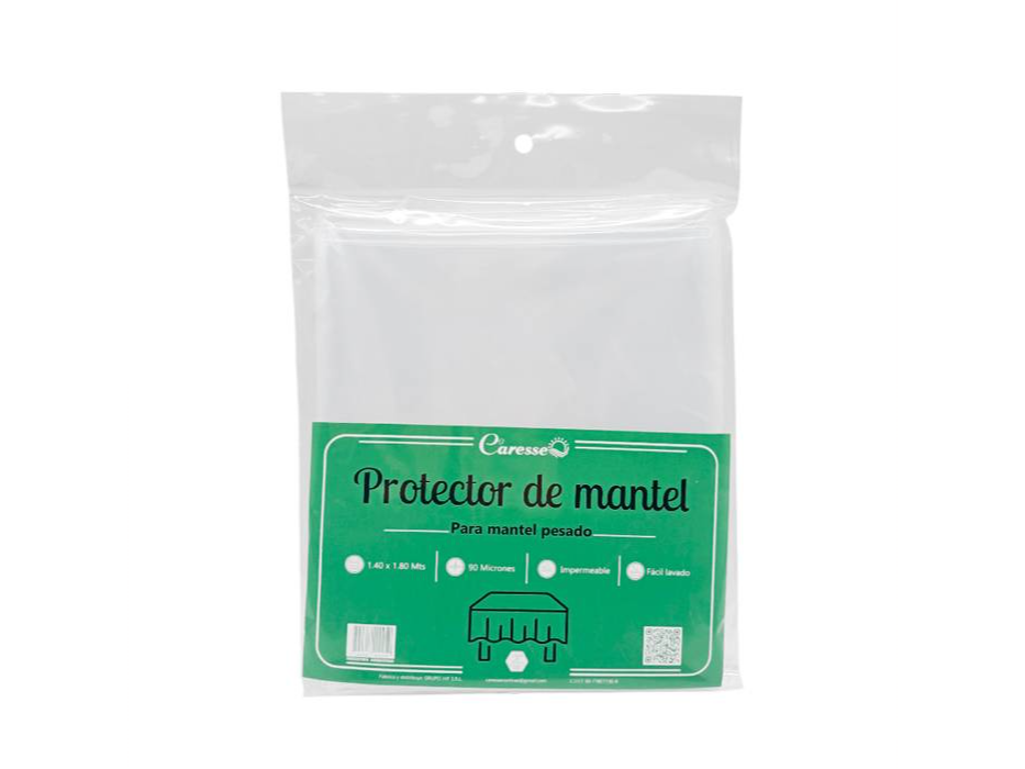 Cubre Mantel Cristal 1.40 X 2.20 Mts