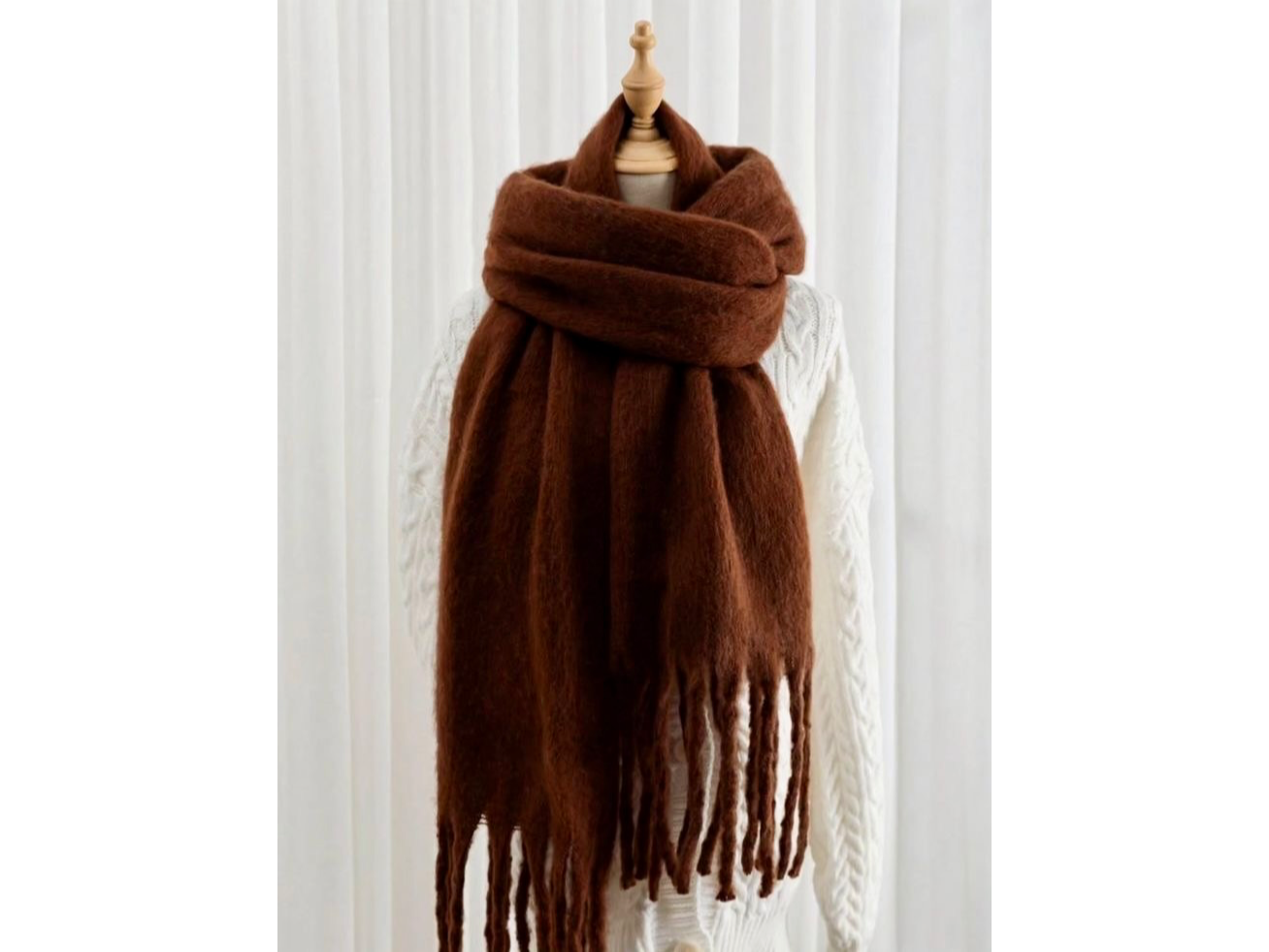 BUFANDA NUBE CHOCOLATE