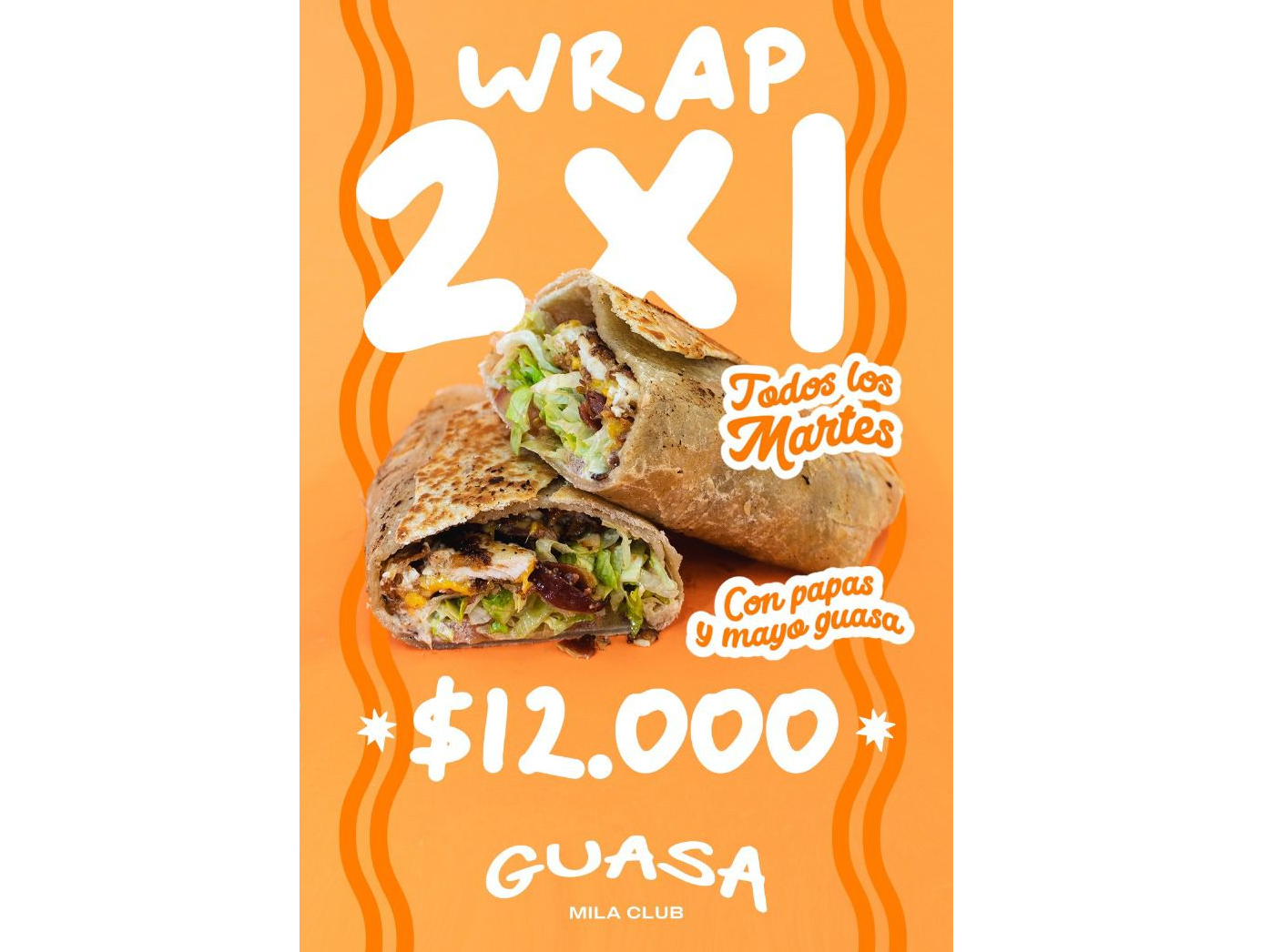 MARTES 2 X 1 WRAP