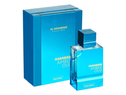 PERFUME AL HARAMAIN AMBER OUD AQUA DUBAI 100ML AZUL