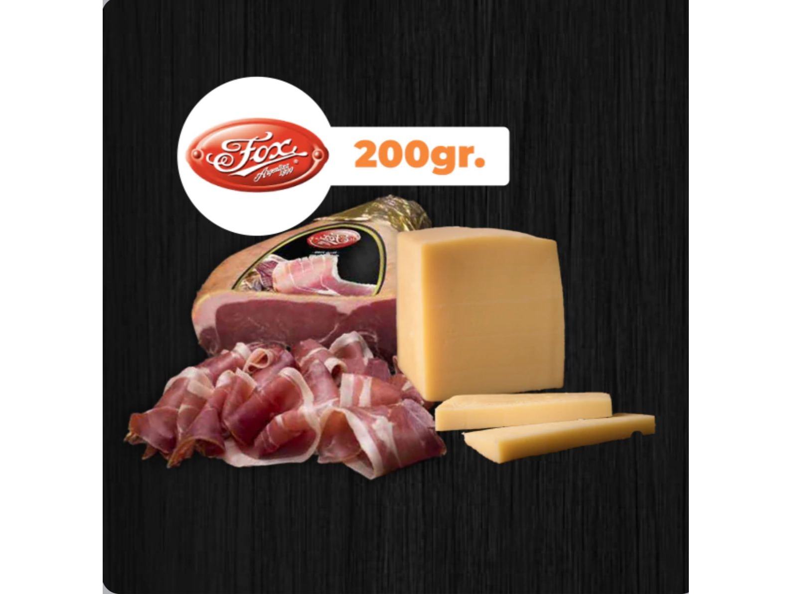 jamon crudo y queso tybo