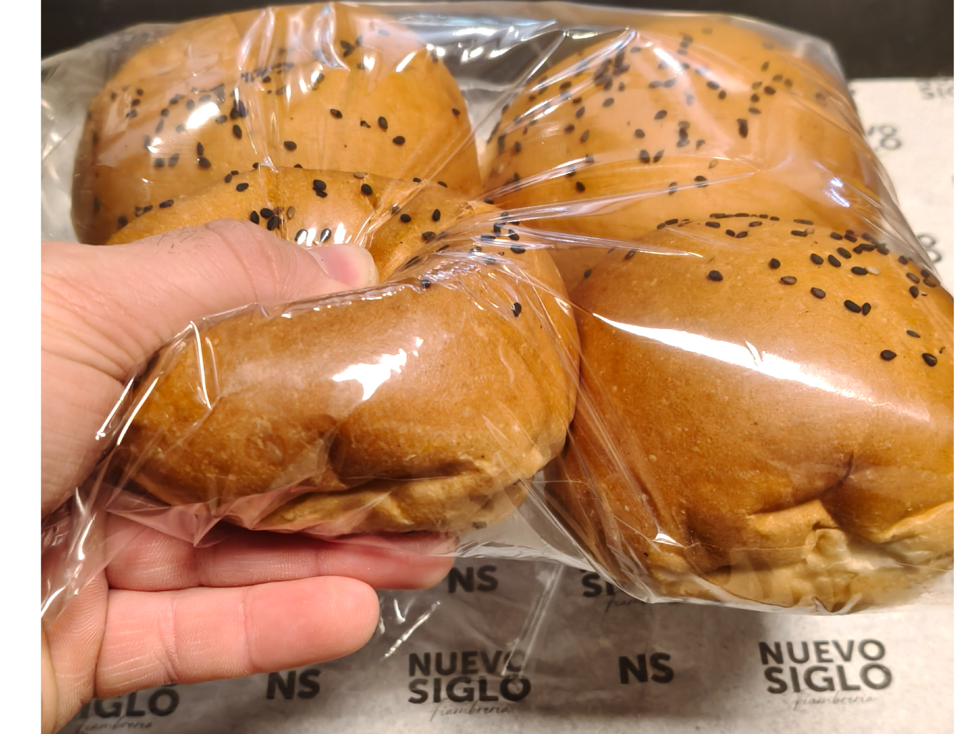 Pan de hamburguesa brioch