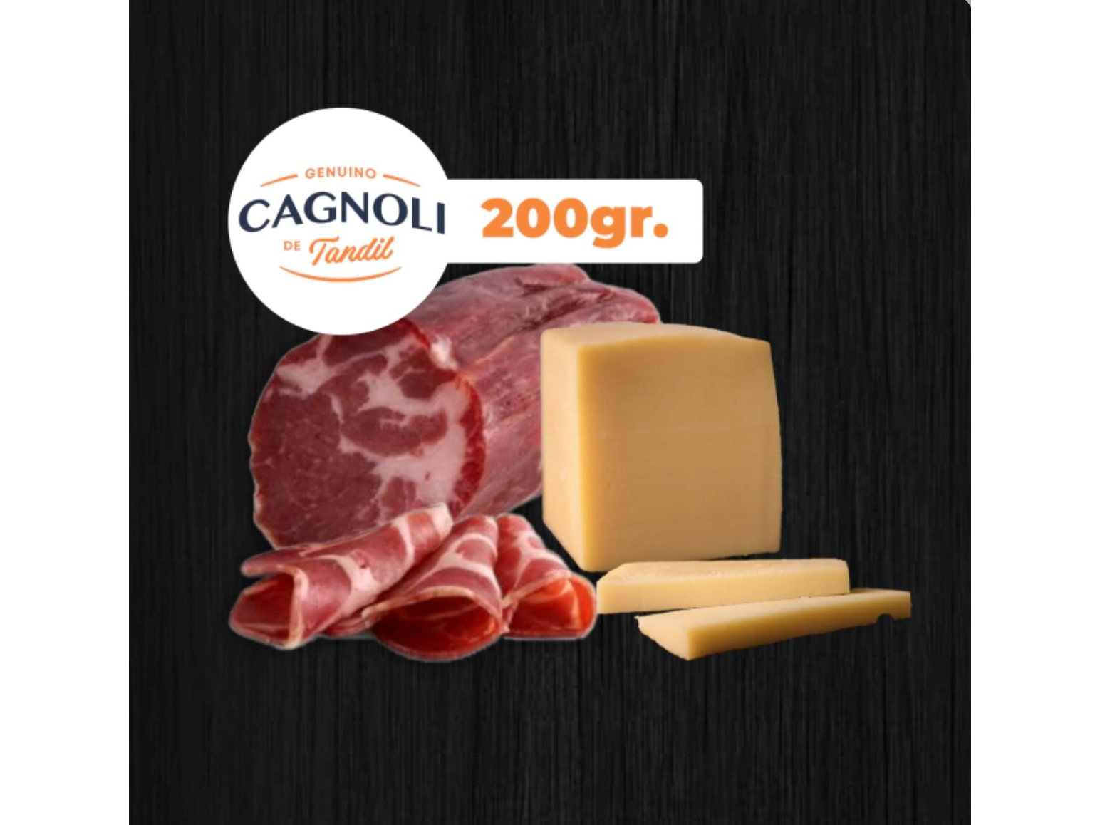 200g bondiola + 200g queso