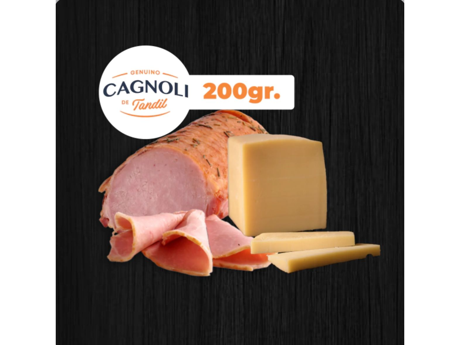 lomo ahumado y queso tybo