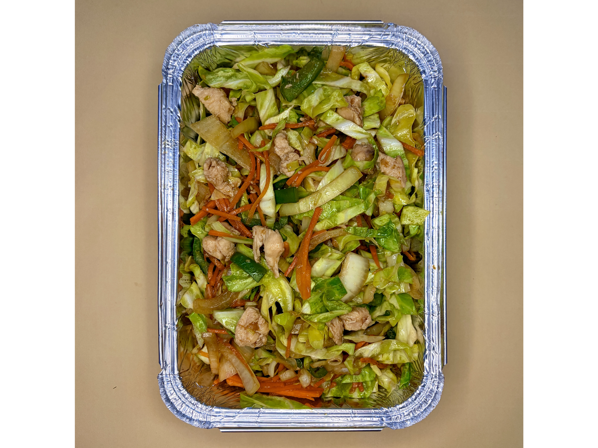 Chop suey con pollo de Arroz Frito Especial