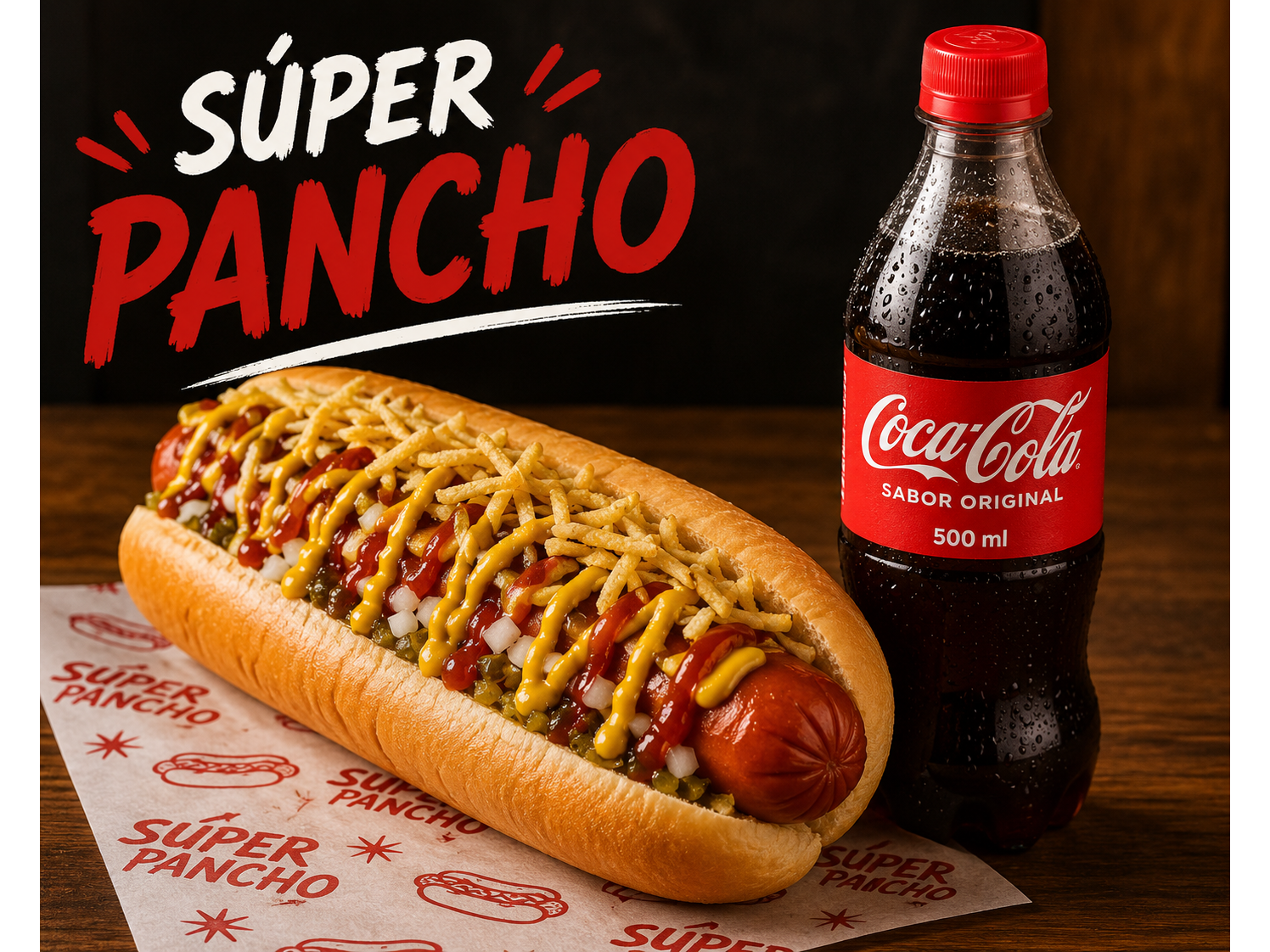 SUPER PANCHO + COCA