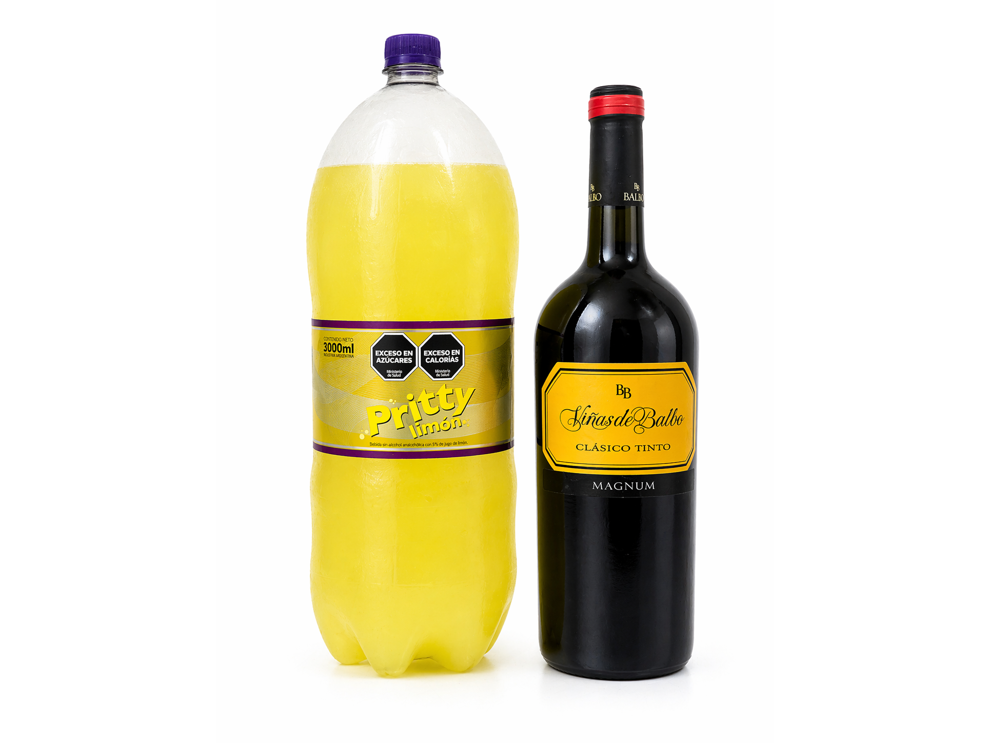 Vino viña de Balbo + Pritty 3lts