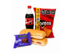 COMBO GULA 2. doritos 77g + 2 pebetes caseros + gaseosa 500ml + alfajor milka