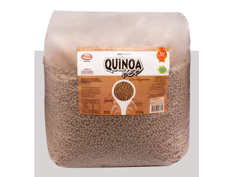 Quinoa pop con algarroba x 3 kg