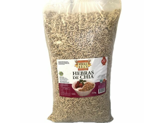 Hebras de salvado con chia x 3 kg