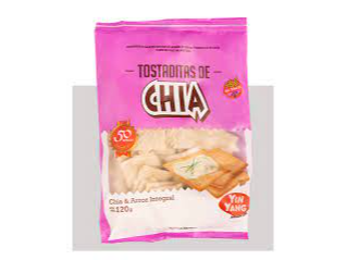 Tostada de chia x 120 gr