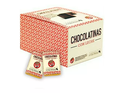 Chocolatina leche x 50 unidades