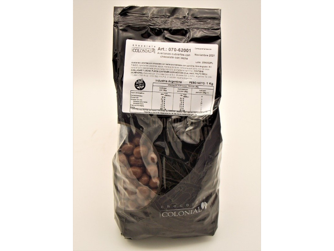 Almendras bañadas con chocolate x 1 kg