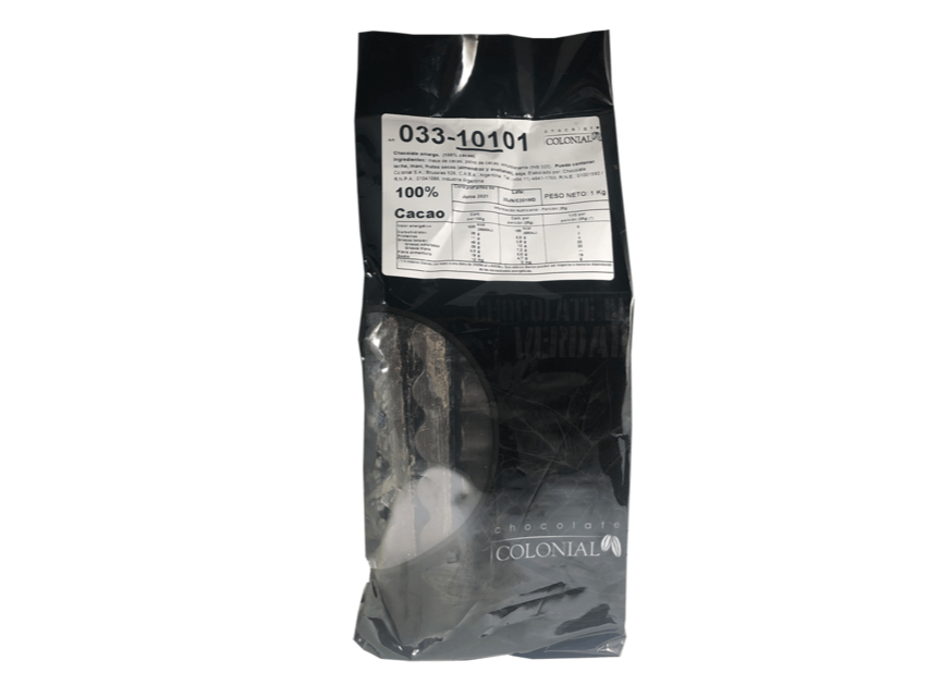 Chocolate 100% cacao x 1 kg