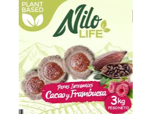 Pepas integrales de cacao y frambuesa x 1 kg