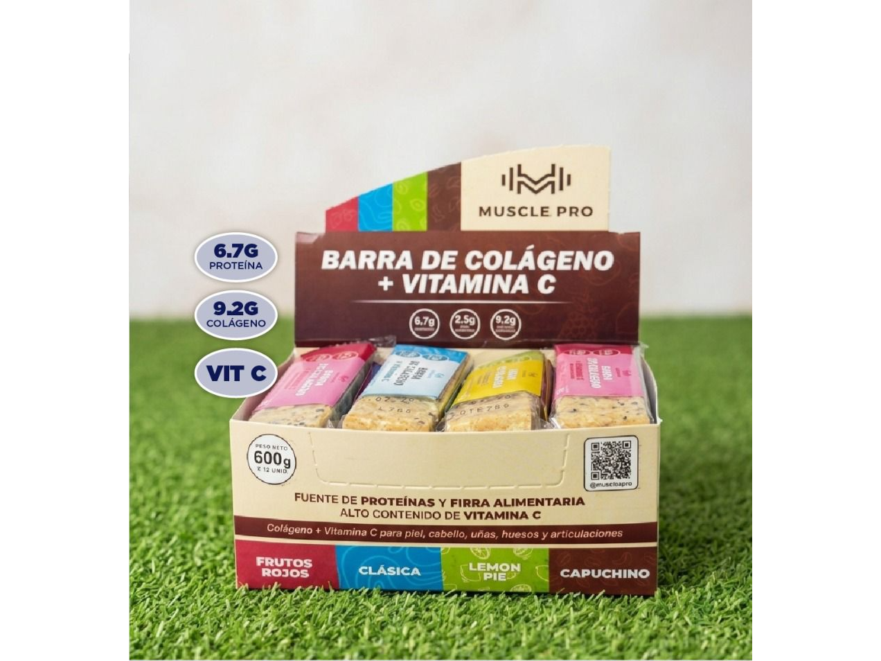 BARRAS DE COLAGENOS CON VITAMINA C
