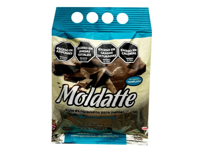 Moldatte semiamargo x 500 gr