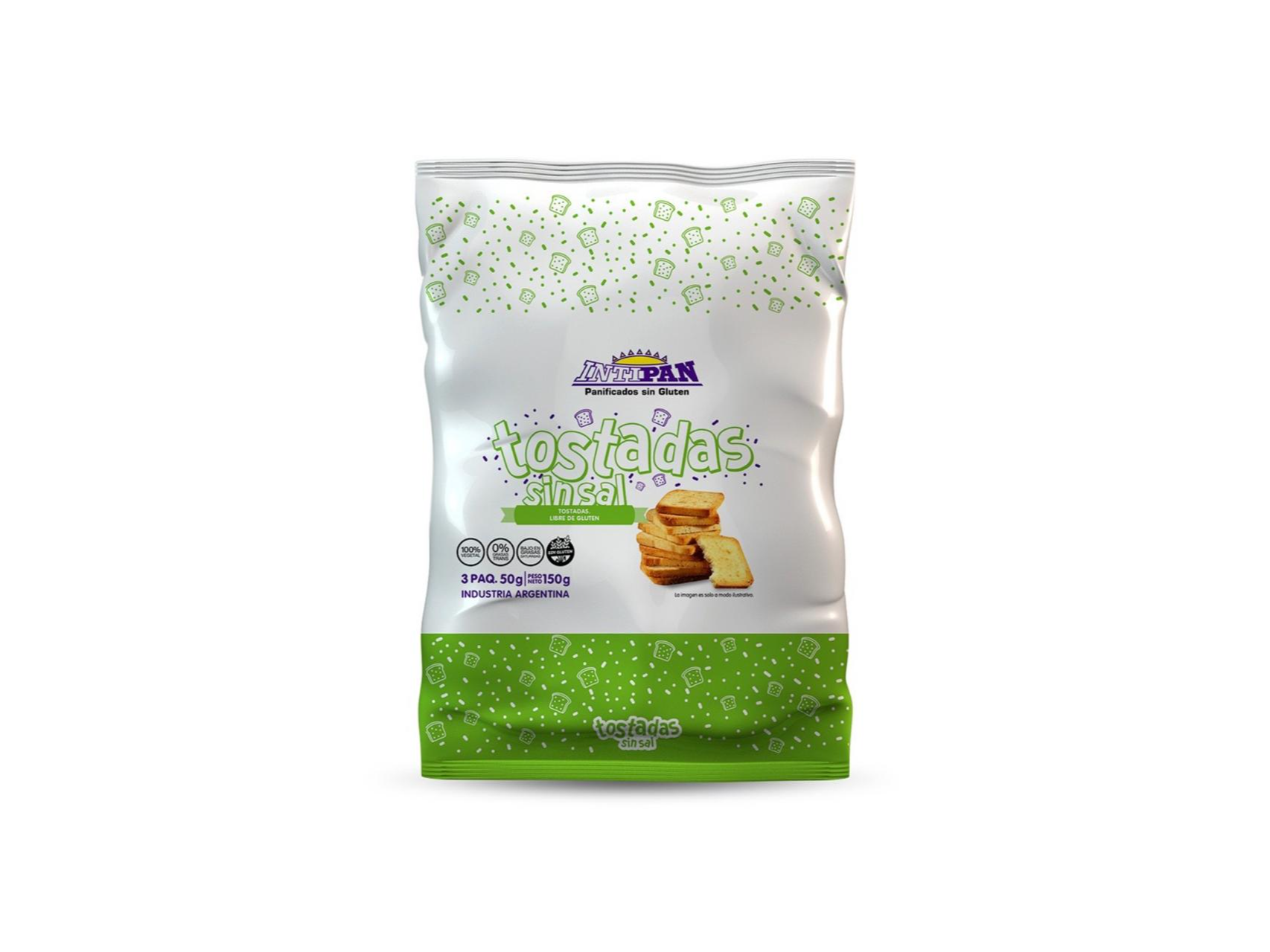 Intipan Tostadas Sin Sal 150g.