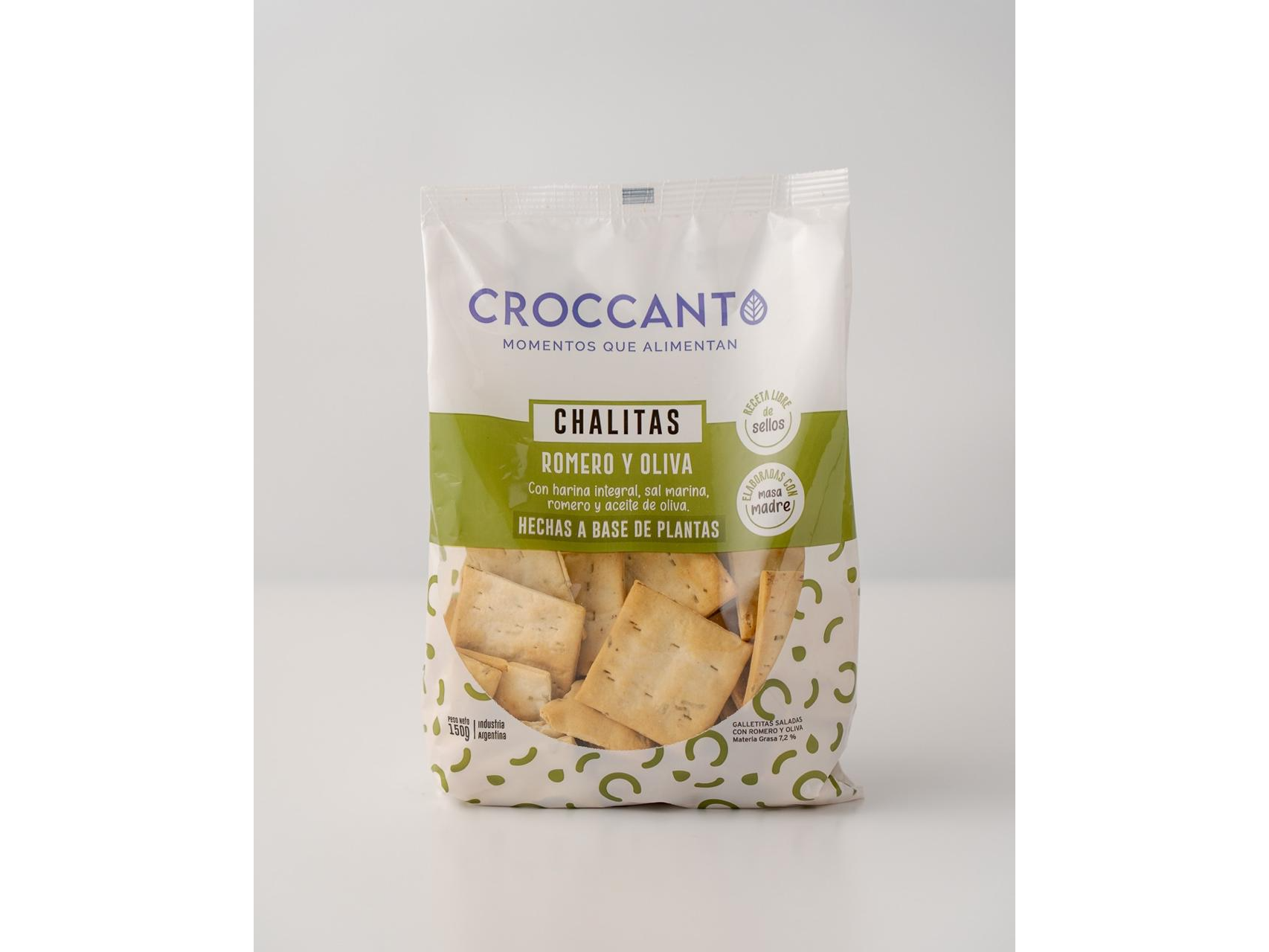 Croccanto Chalitas 150g. Romero y Oliva