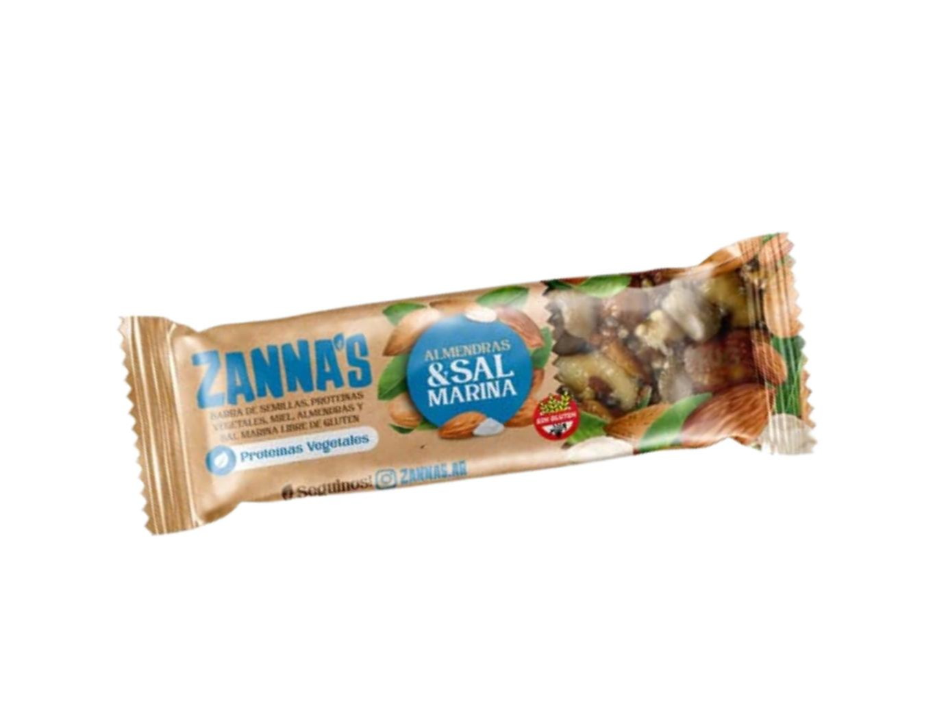 Zanna´s Almendras y Sal Marina 40g. x 12u