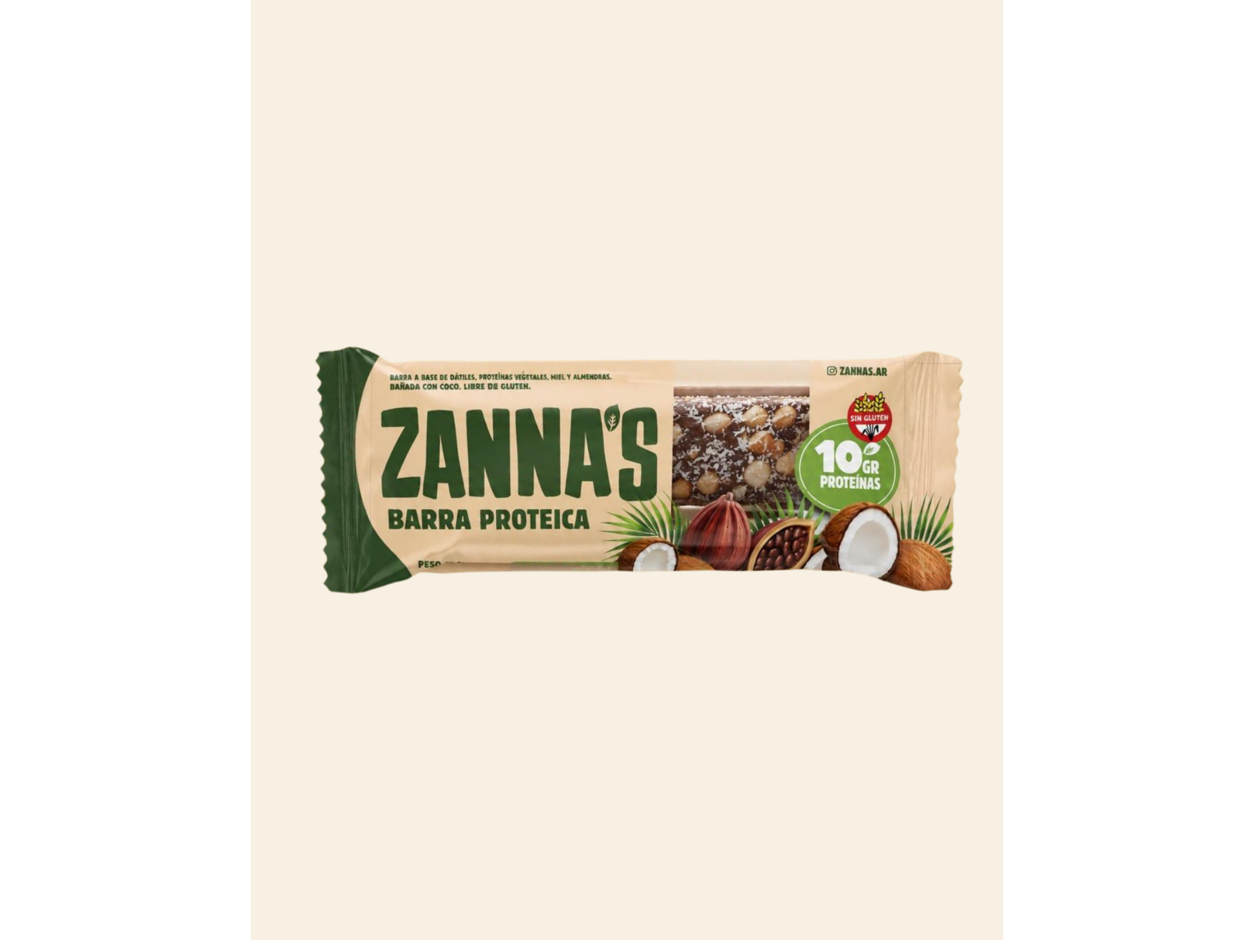 Zanna´s Coco y Cacao 40g. x 12u de Zentidos