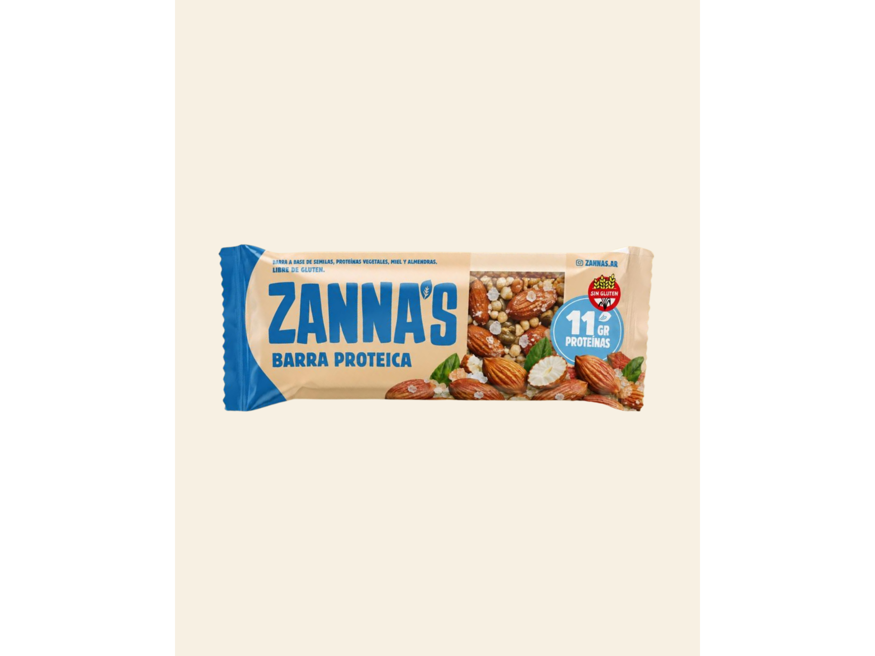 Zanna´s Almendras y Sal Marina 40g. x 12u