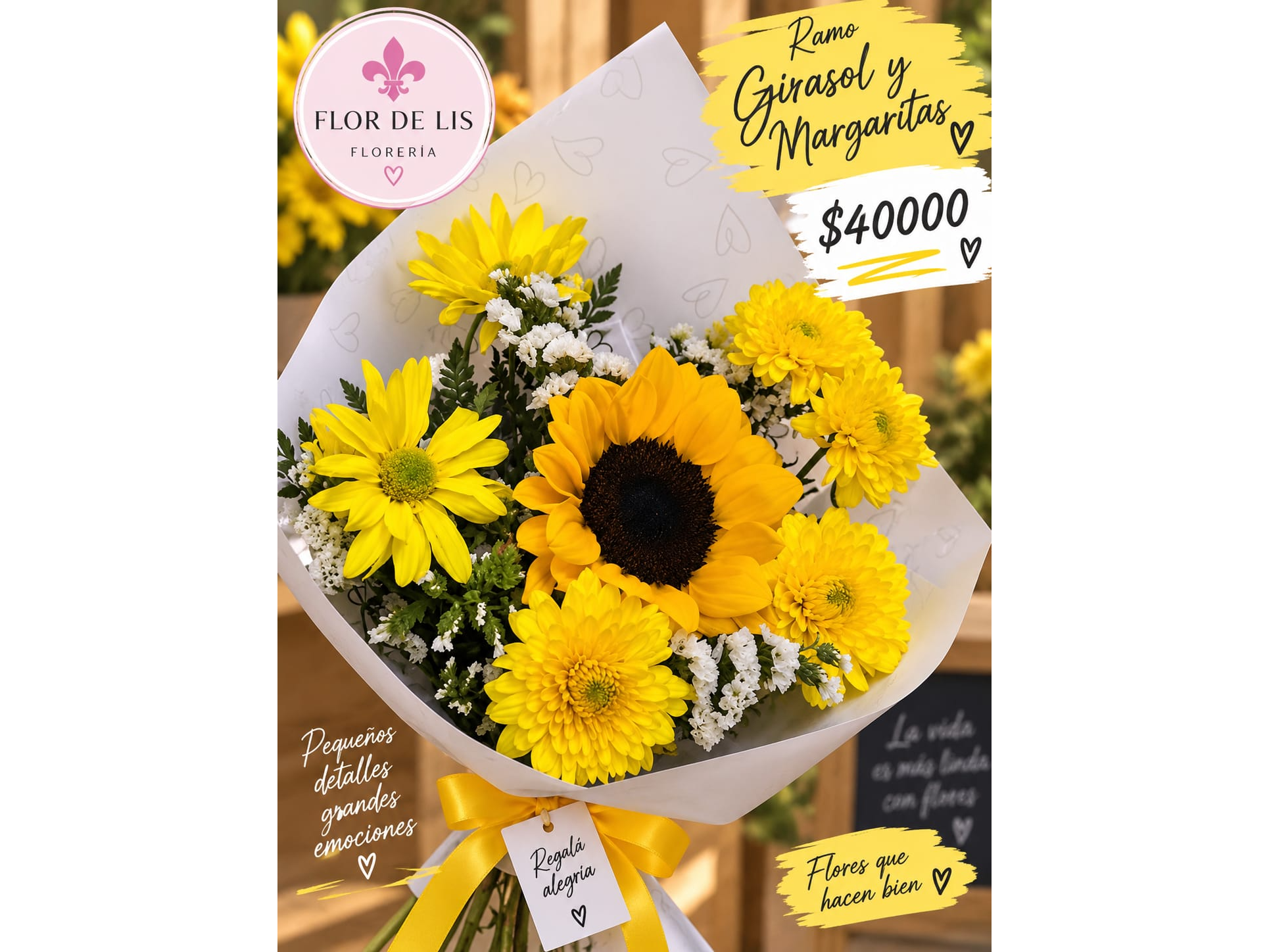 GIRASOL Y MARGARITAS