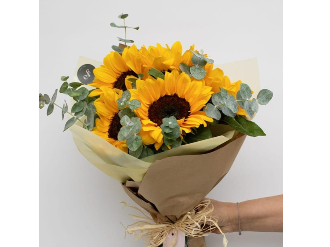 Bouquet  de 6 girasoles