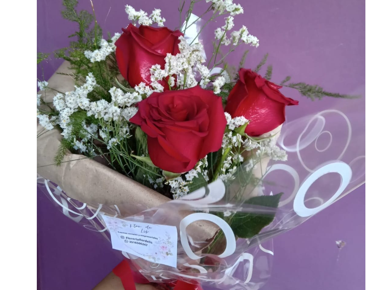 Bouquet Encanto Rojo de FlorDeLis