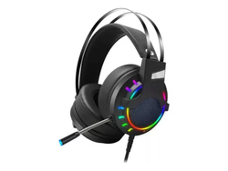 Auriculares Gamer Naxido Hk5 Rgb Pc Super Bass Luces Rgb