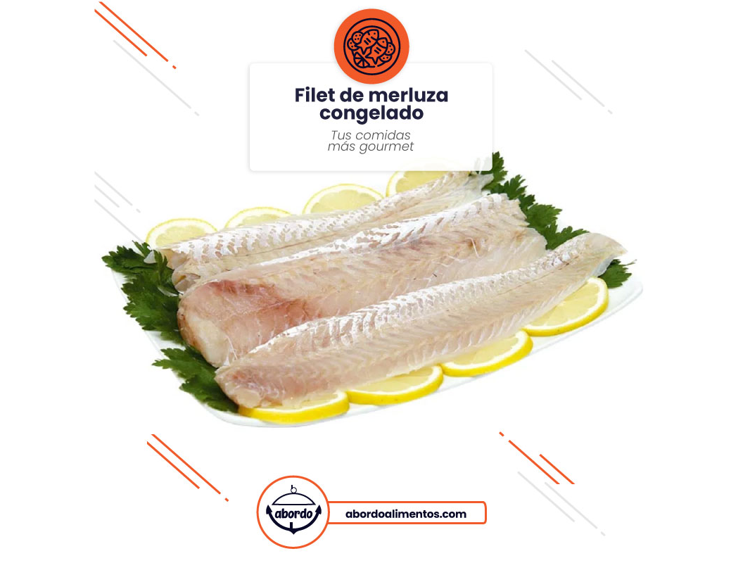 Filet de merluza congelado IQF x 1kg