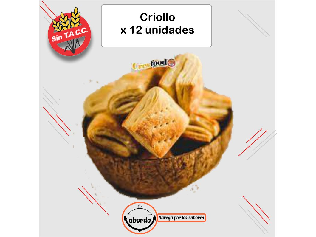 Criollos congelados x 12 un. - Bolsa Apto Micro.