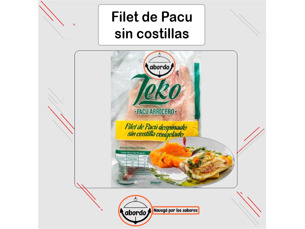 Filet de pacu sin costillas - 700g aprox