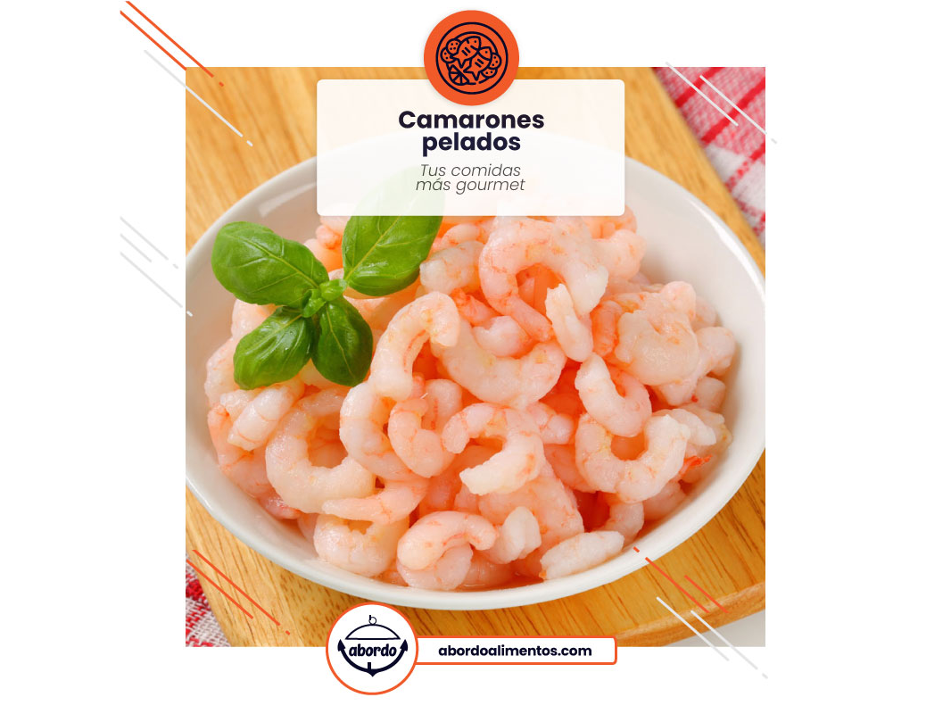 Camarones pelados congelados x 1kg