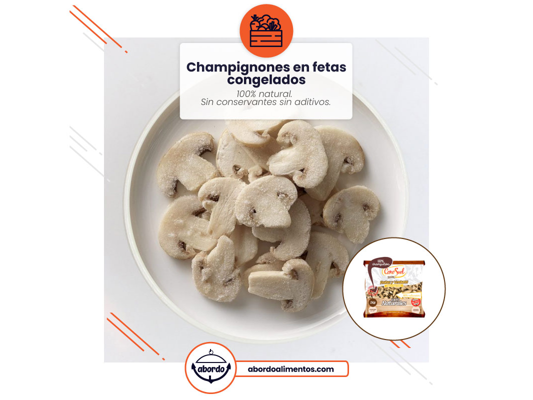 Champignones en fetas - Conosud