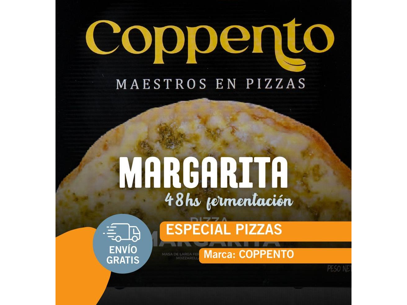 Pizza Margerita - Marca Coppento