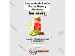 Limonada de limon + frutos rojos + albahaca x 15un - Easy Frut