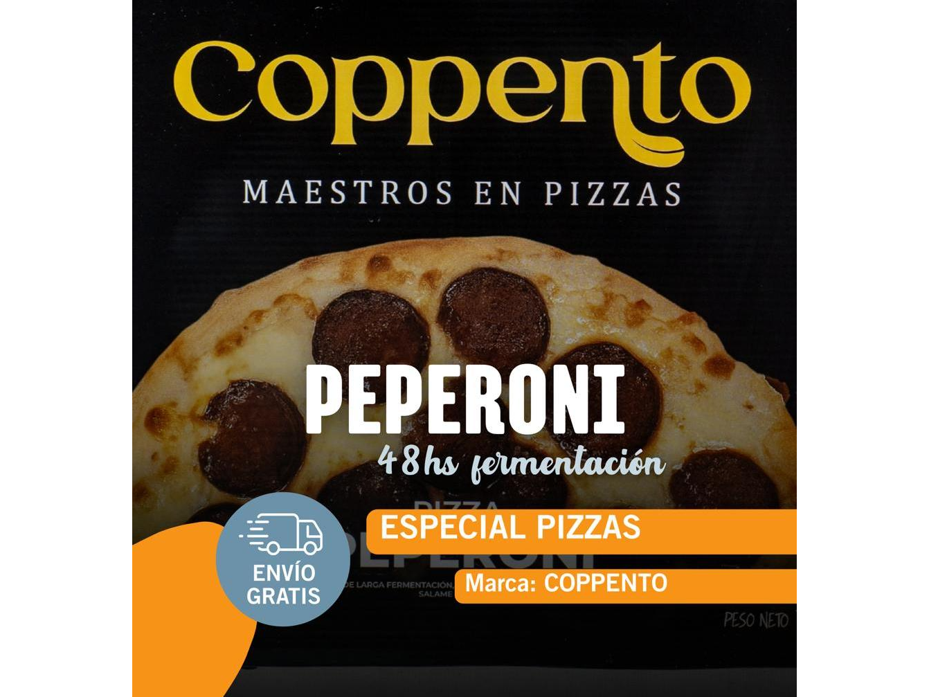 Pizza Peperoni - Marca Coppento