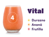 Smoothie 4 Vital (Anana, durazno y frutilla)