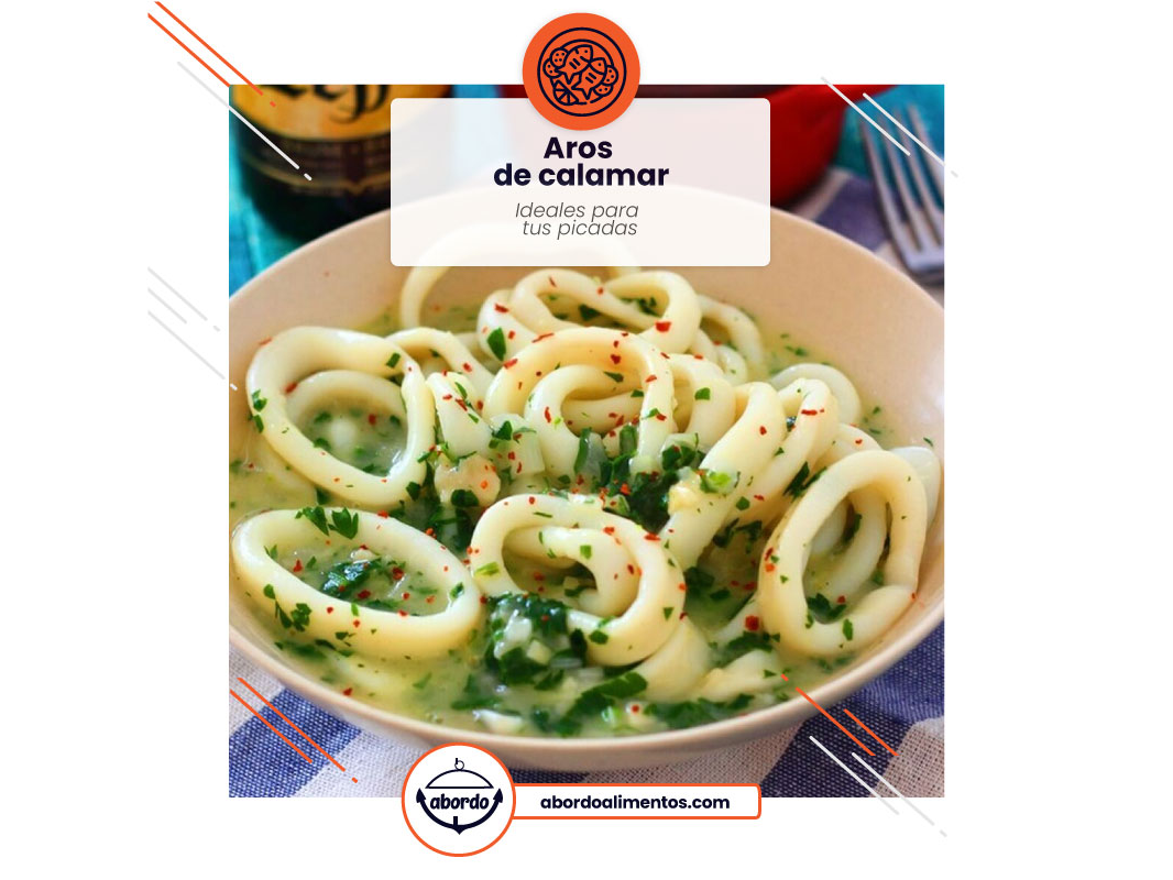 Aros de calamar congelados x 1kg