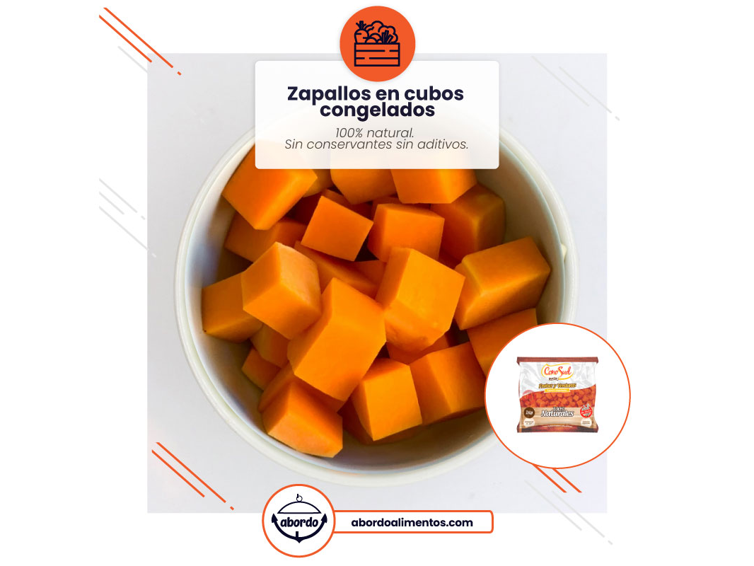 Calabaza en cubo x 1kg - Conosud