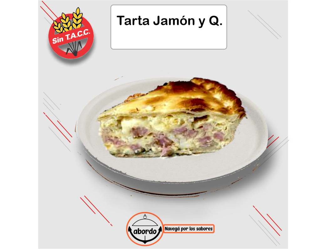 Tarta jamon y queso x 250g - CresFood