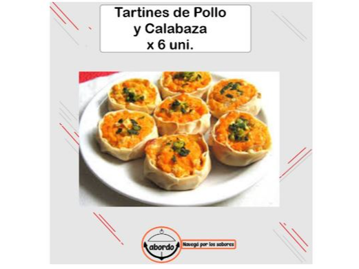 Tartin de Pollo y Calabaza - 6 un